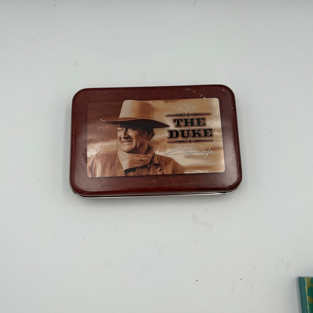John Wayne The Duke‎ Playing Cards Tin Set Collector Edition Cowboy Western